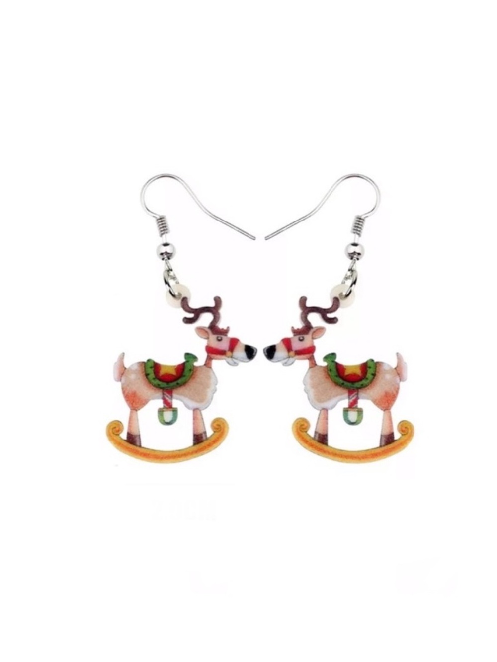 FREE SHIPPING | Double-Sided Acrylic Dangle Earrings NWT